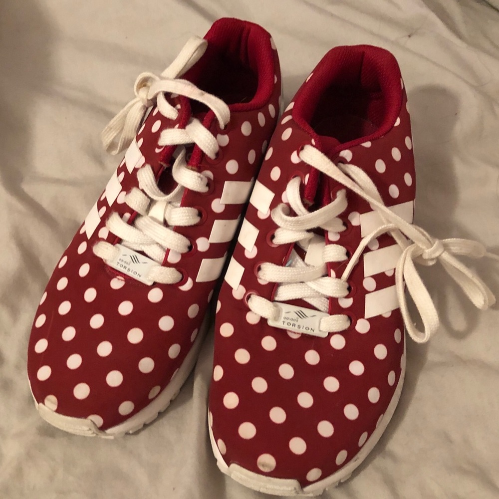 Polkadot print adidas sneakers